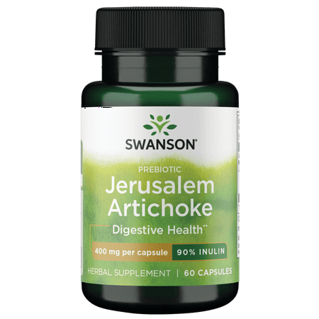 Swanson Full Spectrum Jerusalem Artichoke 400 mg 60 Capsules