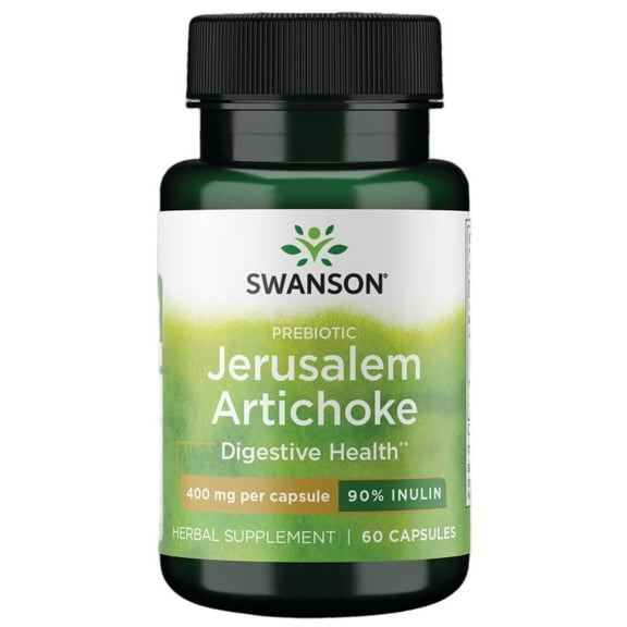Swanson Full Spectrum Jerusalem Artichoke 400 Milligrams 60 Capsules