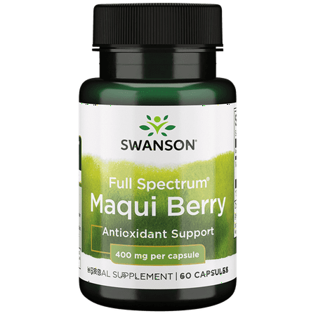 Swanson Full Spectrum Maqui Berry 400 mg 60 Capsules