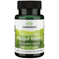 Swanson Full Spectrum Maqui Berry 400 mg 60 Capsules
