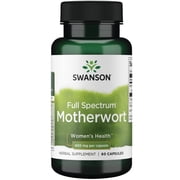 Swanson Full Spectrum Motherwort 400 mg 60 Capsules