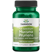 Swanson Full Spectrum Mucuna Pruriens 400 mg 60 Capsules