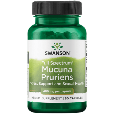 Swanson Full Spectrum Mucuna Pruriens 400 mg 60 Capsules