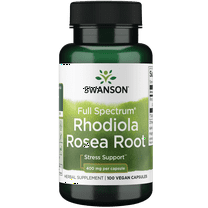 Swanson Full Spectrum Rhodiola Rosea Root, Helps Maintain Healthy Energy & Stress Levels, 400 mg (100 Capsules)