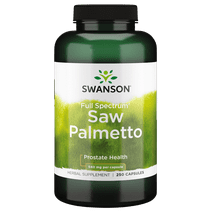 Swanson Full Spectrum Saw Palmetto, Helps Support Men's Prostate Health, 540 mg, 250 Capsules