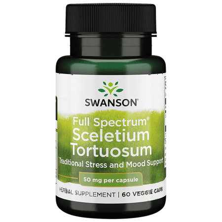 Swanson Full Spectrum Sceletium Tortuosum 50 mg 60 Veggie Capsules