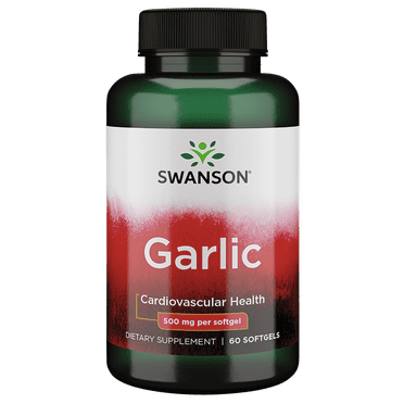 Swanson Garlic 500 mg 60 Softgels