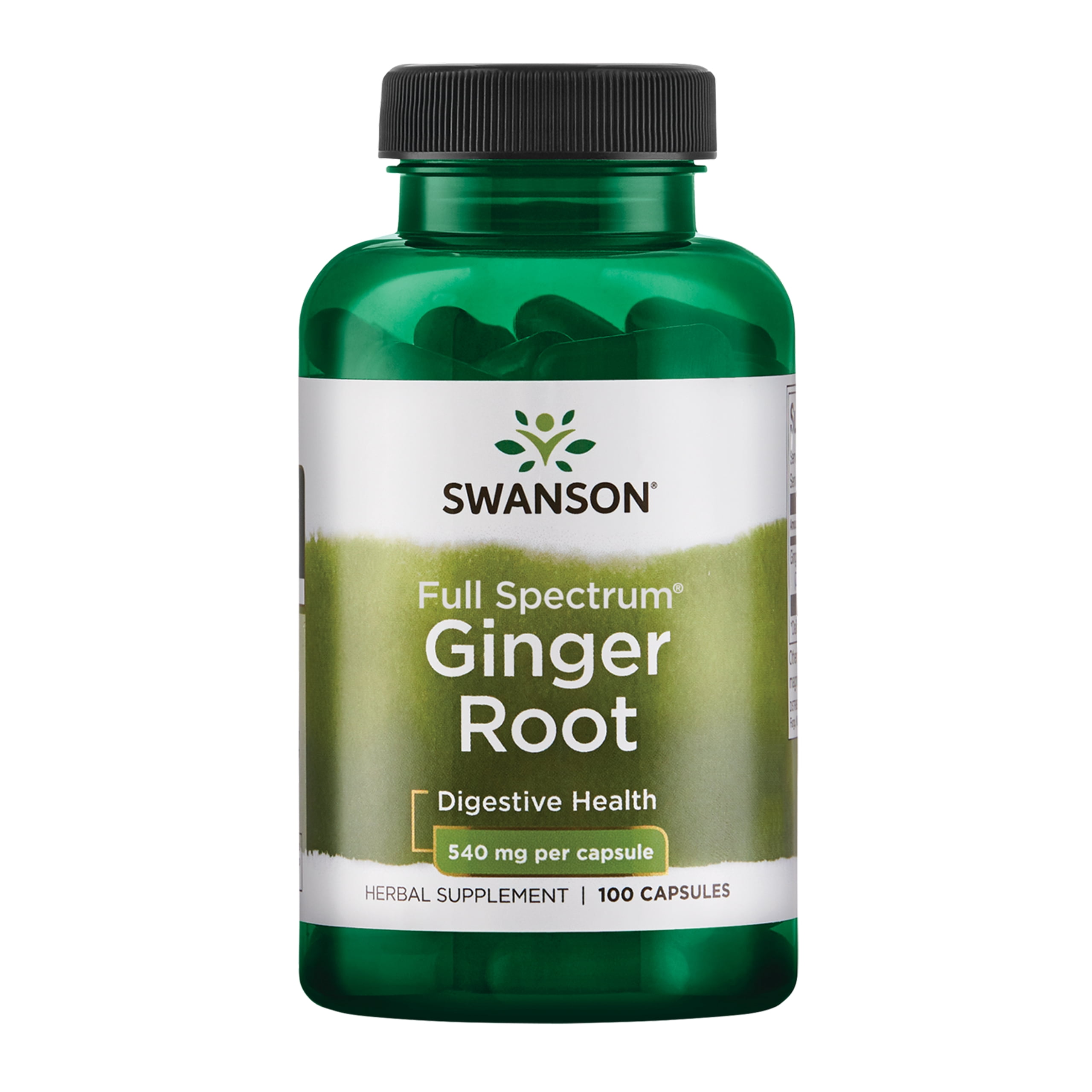 Swanson, Ginger Root Supplement, 540 mg, 100 Capsules - Walmart.com