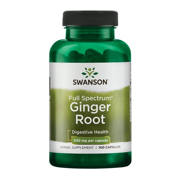 Swanson Ginger Root 540 mg 100 Capsules