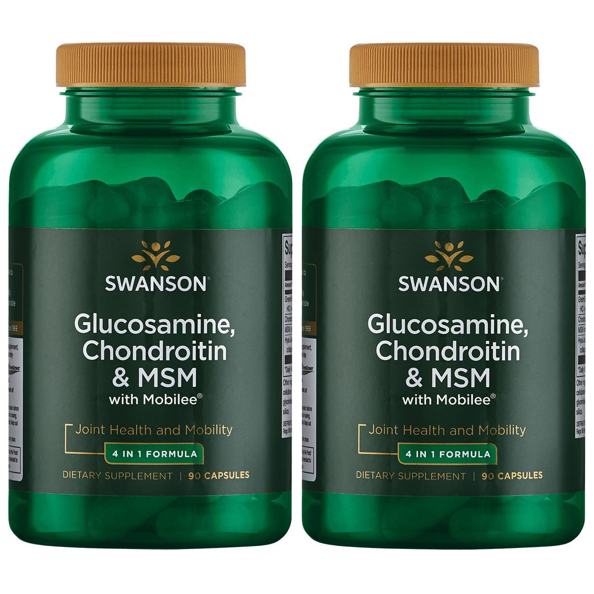Swanson Glucosamine, Chondroitin & Msm with Hyaluronic Acid and