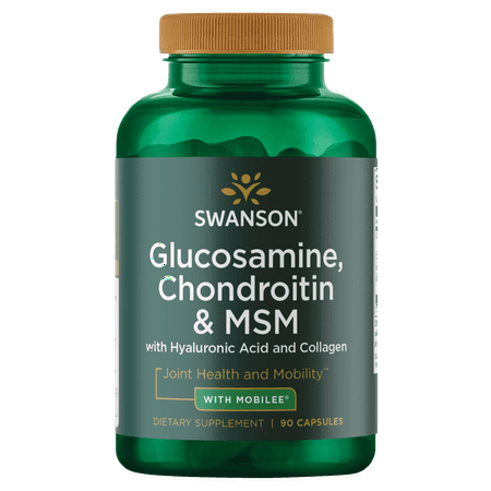 Swanson Glucosamine, Chondroitin and Msm with Mobilee 90 Capsules