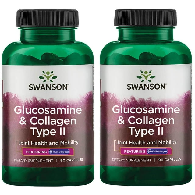 Swanson Glucosamine & Collagen Type Ii Featuring Biocell Collagen 2