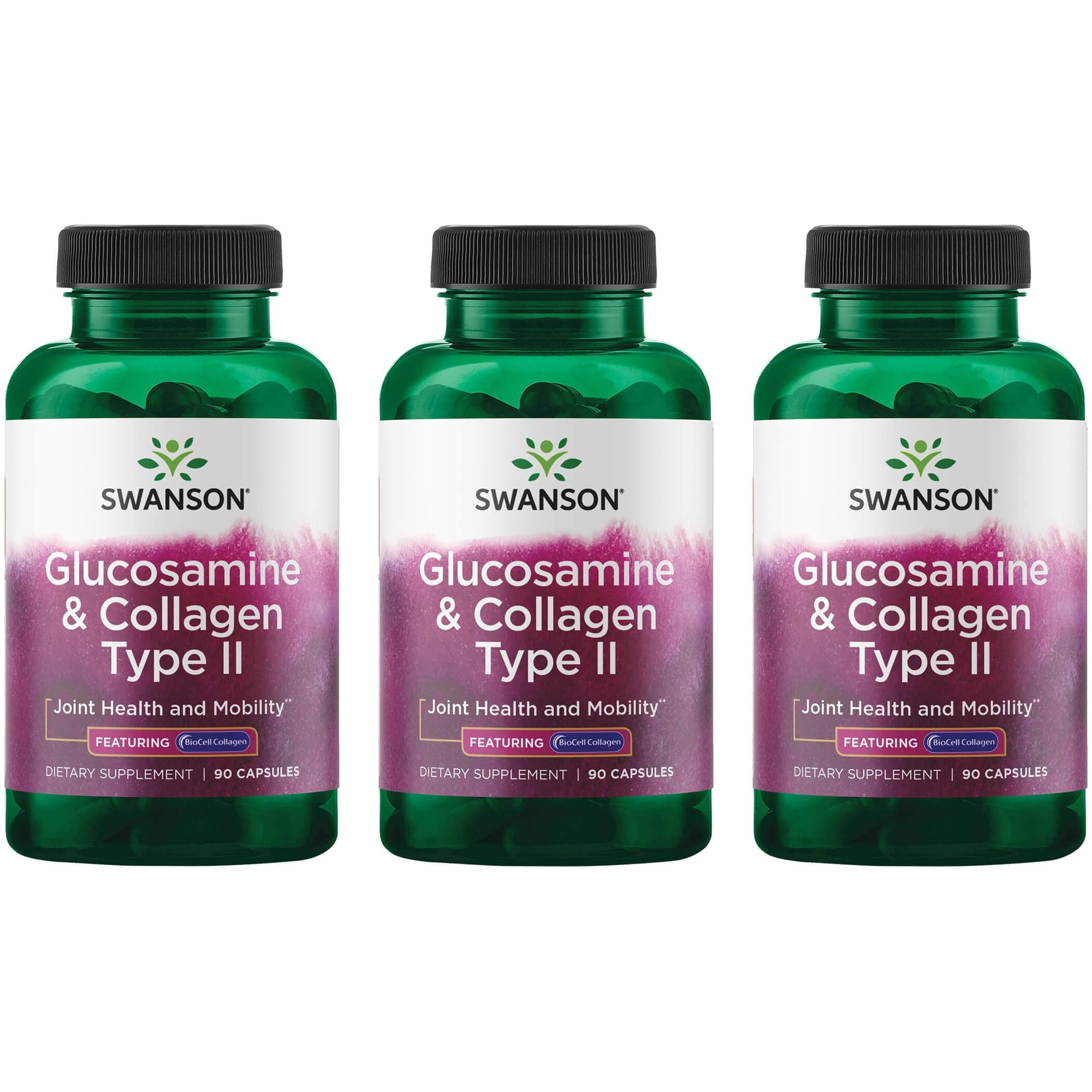 Swanson Glucosamine & Collagen Type Ii - Featuring Biocell Collagen 3 ...
