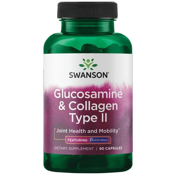 Swanson Glucosamine & Collagen Type Ii - Featuring Biocell Collagen 90 Caps