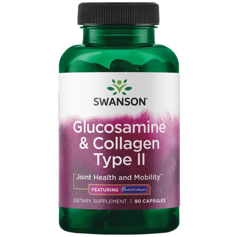 Swanson Glucosamine Sulfate and Type II Collagen, Joint and Skin