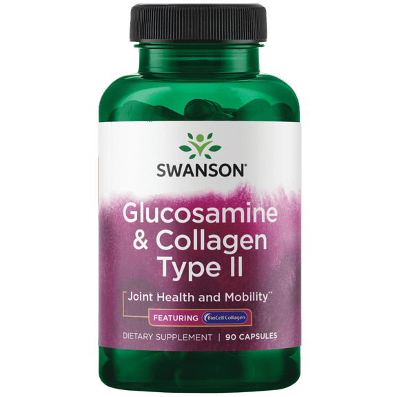 Swanson Glucosamine & Collagen Type Ii - Featuring Biocell Collagen 90 Caps