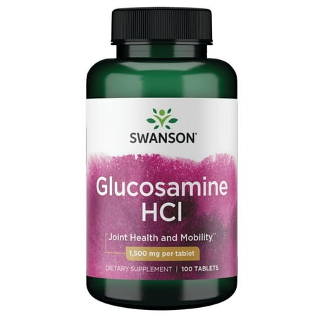 Swanson Glucosamine Hcl 1,500 mg 100 Tablets