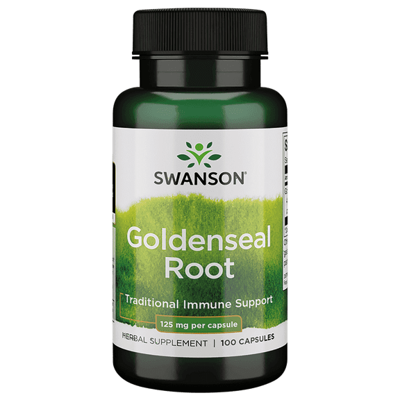 Swanson Goldenseal Root 125 mg 100 Capsules