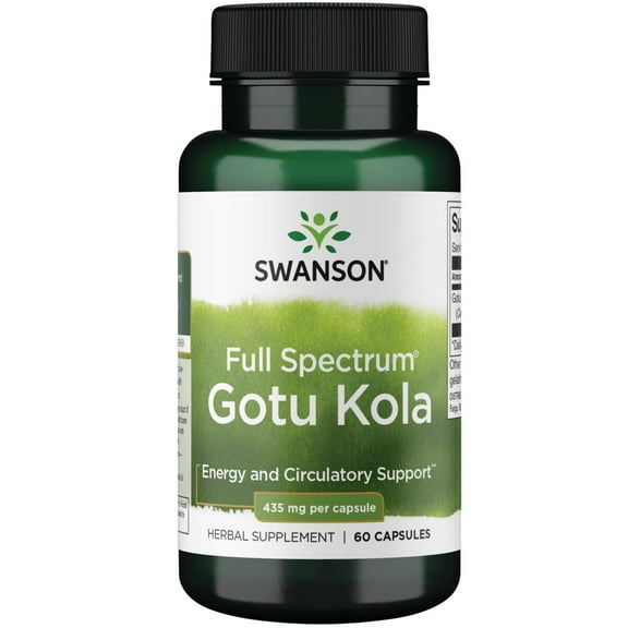 Swanson Gotu Kola 435 mg 60 Capsules