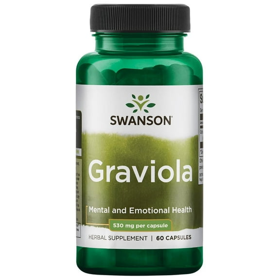 Swanson Graviola 530 mg 60 Capsules