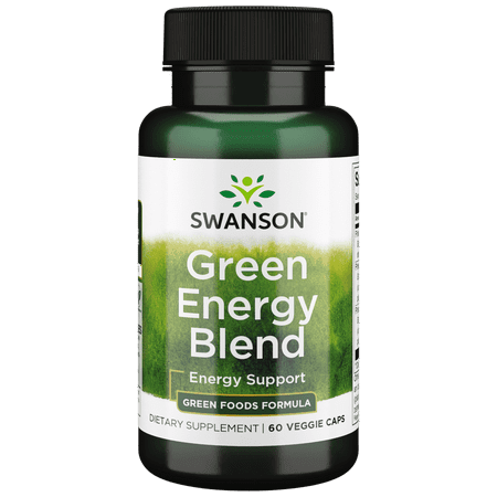 Swanson Green Energy Blend 60 Veggie Capsules