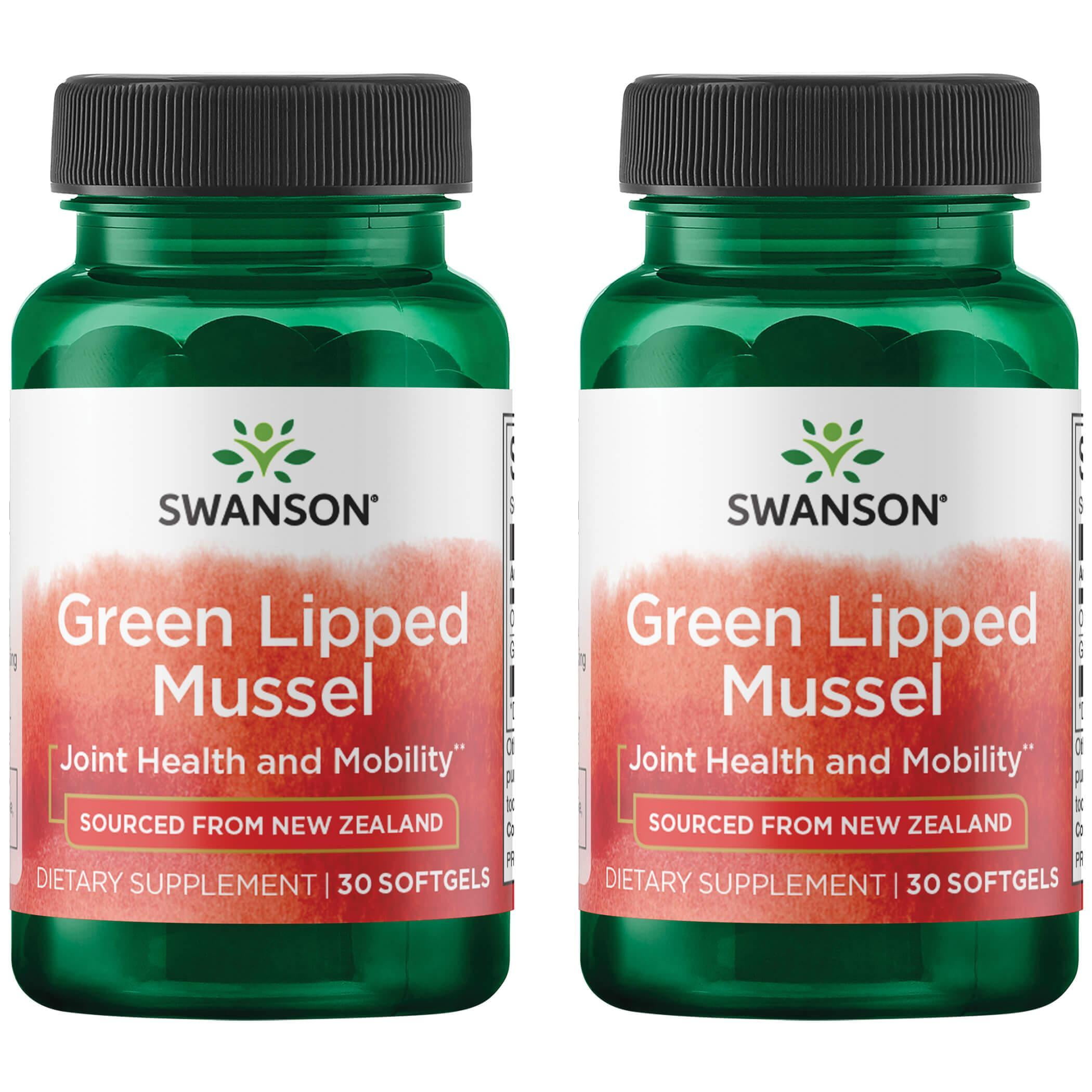 g m c green lipped mussel Swanson 30 Sgels 2 Pack Perna canaliculus