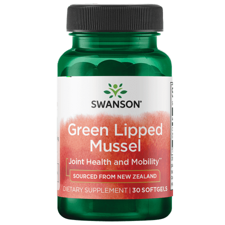 Swanson Green Lipped Mussel 30 Softgels