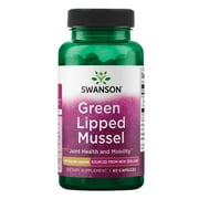 Swanson Green Lipped Mussel Capsules, 500 mg, 60 Count