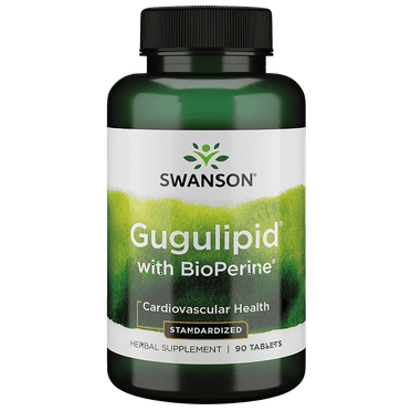 Swanson Gugulipid with Bioperine (Standardized) 90 Tablets