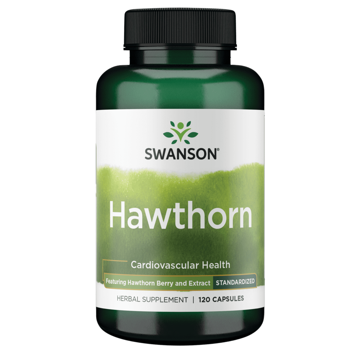 Swanson Hawthorn Featuring Hawthorn Berry and Extract 120 Capsules