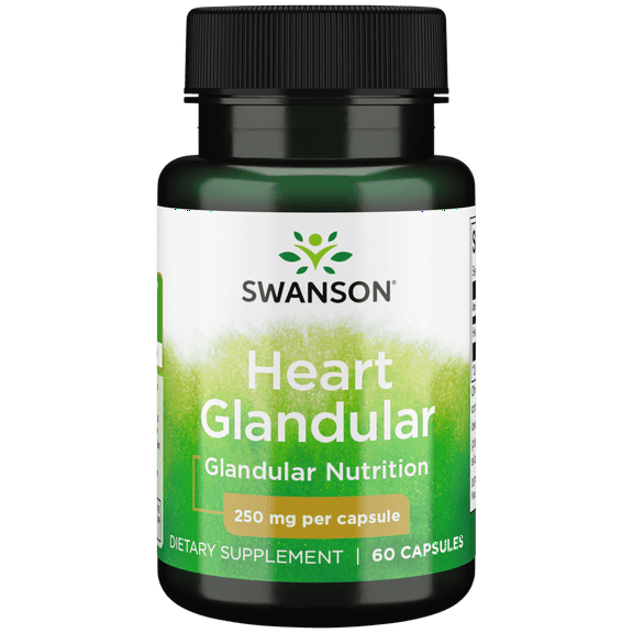 Swanson Heart Glandular 250 mg 60 Capsules