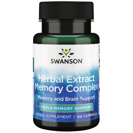 Swanson Herbal Extract Memory Complex 60 Capsules