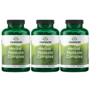 Swanson Herbal Prostate Complex - Mens Supplement - Features Pygeum, Saw Palmetto & Stinging Nettle - 200 Capsules 3 Pack