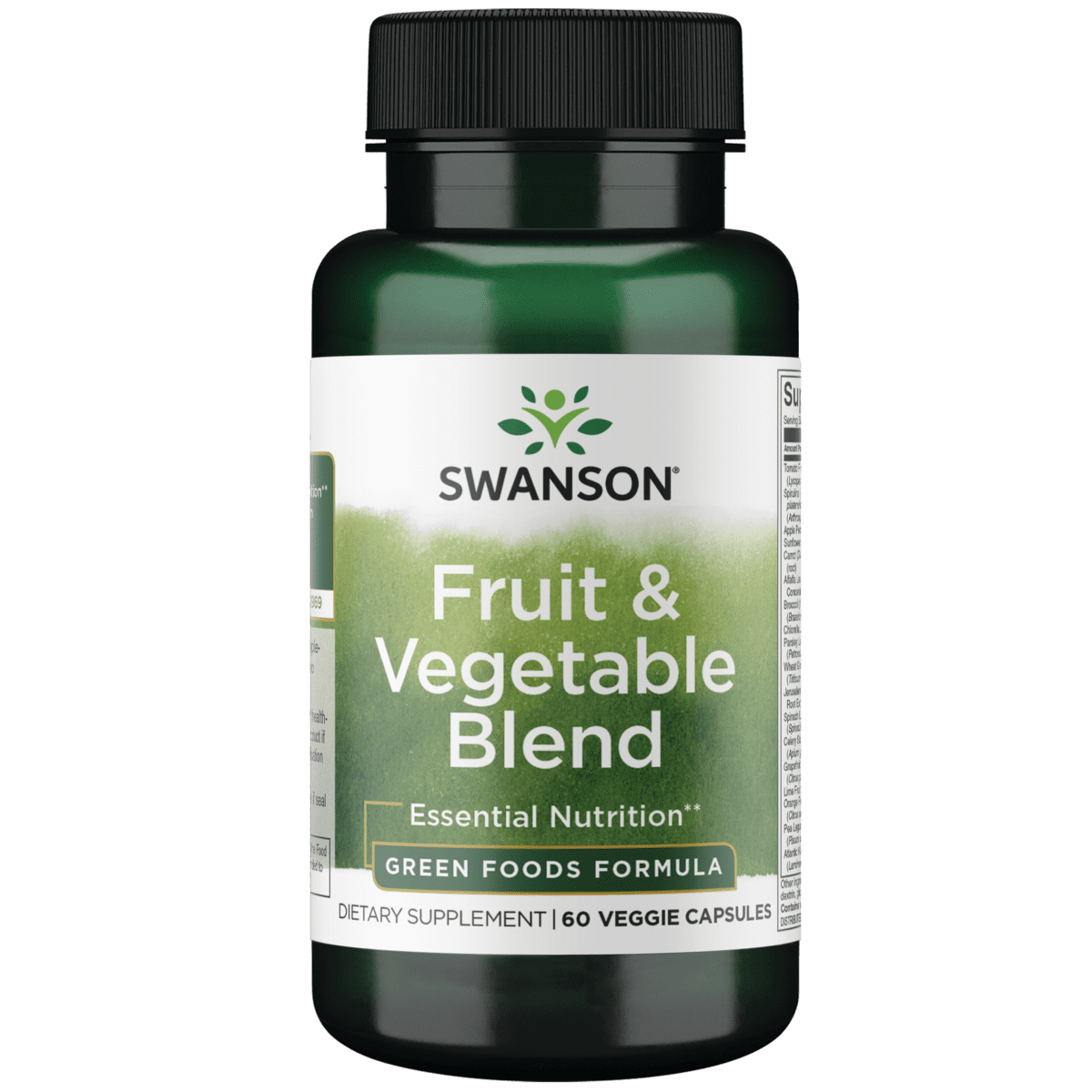 Swanson Herbal Supplements Fruit & Vegetable Blend Veggie Capsule 60ct