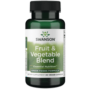 Swanson Herbal Supplements Fruit & Vegetable Blend Veggie Capsule 60ct