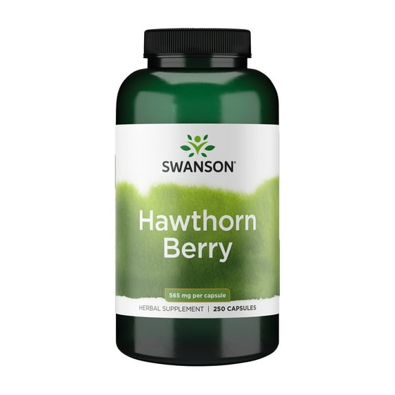 Swanson Herbal Supplements Hawthorn Berry 565 mg Capsule 250ct