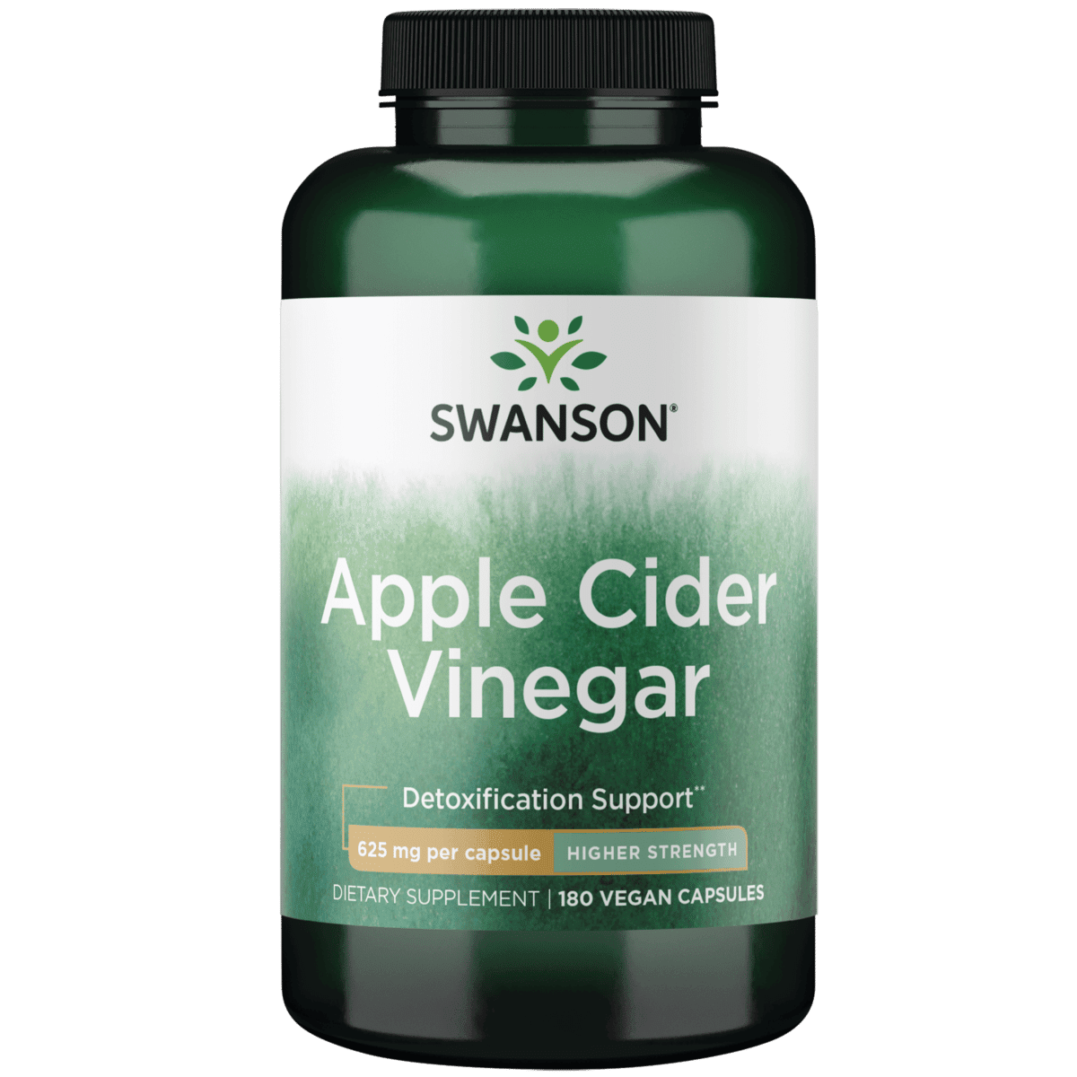 Swanson Herbal Supplements High Potency Apple Cider Vinegar 625 mg Capsule 180ct