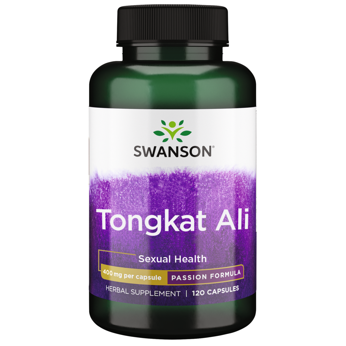 Swanson Herbal Supplements Tongkat Ali 400 mg Capsule 120ct - image 1 of 5