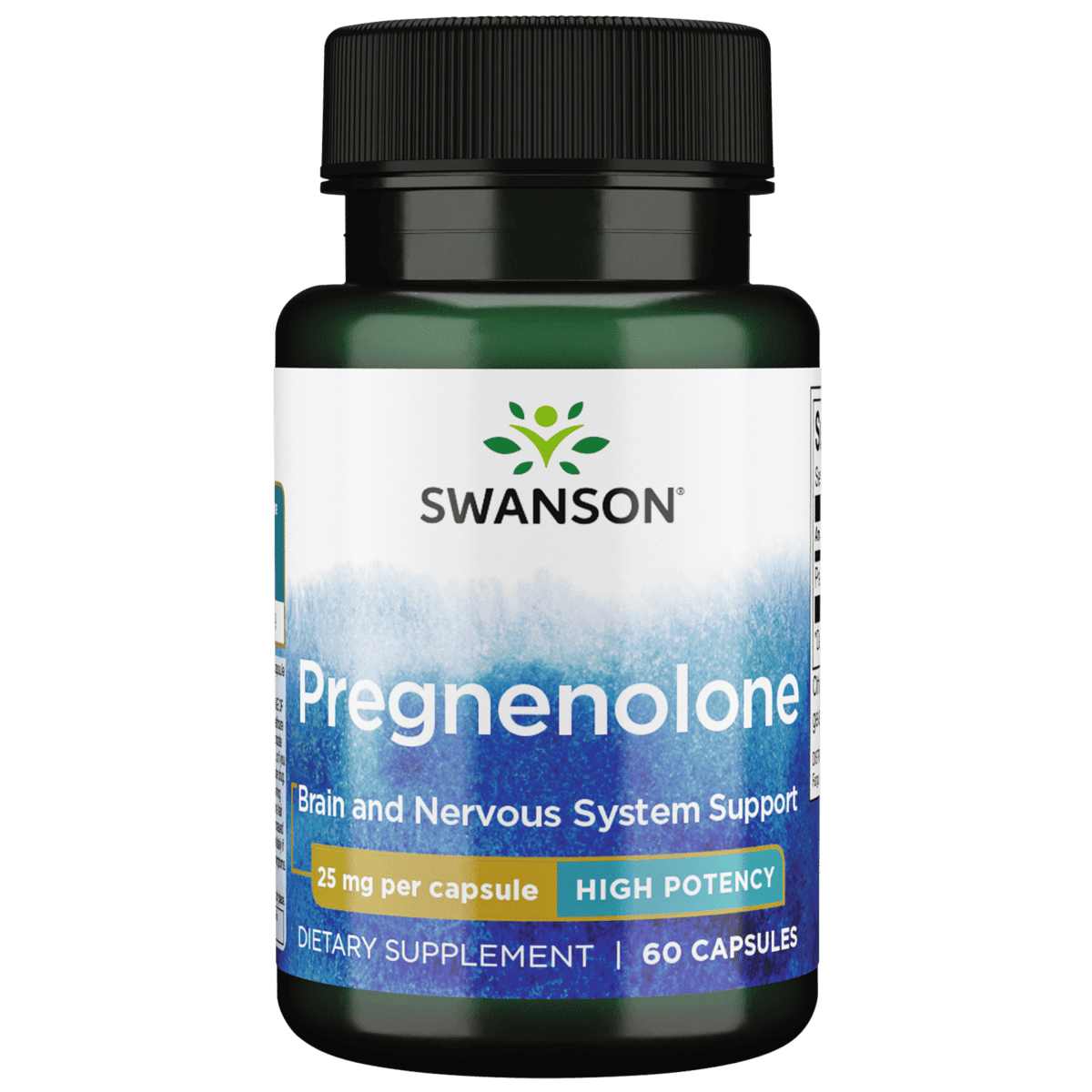 Swanson High Potency Pregnenolone 25 mg 60 Capsules