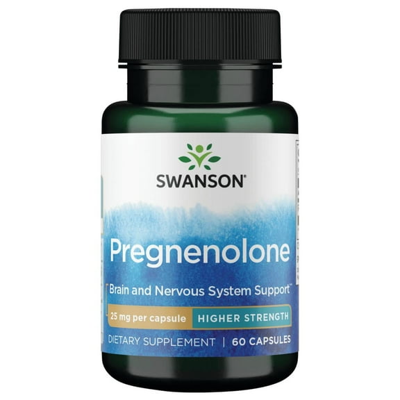 Swanson High Potency Pregnenolone 25 Milligrams 60 Capsules