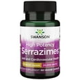 thumbnail image 1 of Swanson High-Potency Serrazimes 20000 Units 20000 Units 60 Veg Capsules Enzyme, 1 of 7