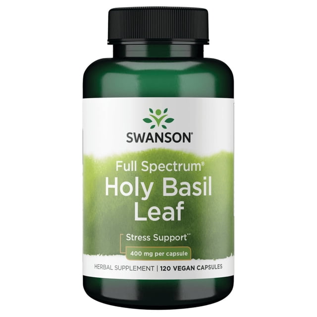 Swanson Holy Basil Leaf - Stress Support - May Aid Normal Blood Glucose ...