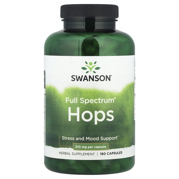 Swanson Full Spectrum Hops 310 mg 180 Caps
