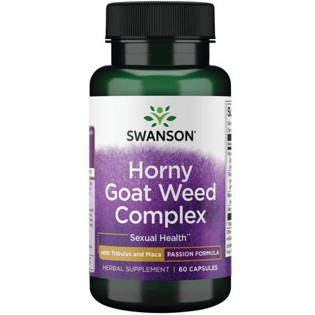 product image of Swanson Horny Goat Weed Complex 60 Capsules