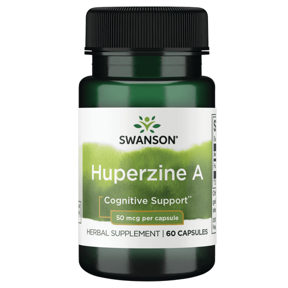 Swanson Huperzine a 50 Mcg 60 Capsules