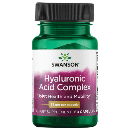 Swanson Hyaluronic Acid Complex 83 mg 60 Capsules