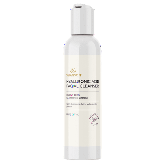Swanson Hyaluronic Acid Facial Cleanser 8 fl oz Liquid