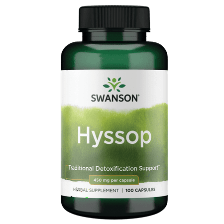 Swanson Hyssop 450 mg 100 Capsules