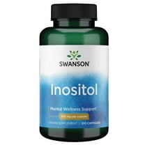 Swanson Inositol 650 Milligrams 100 Capsules