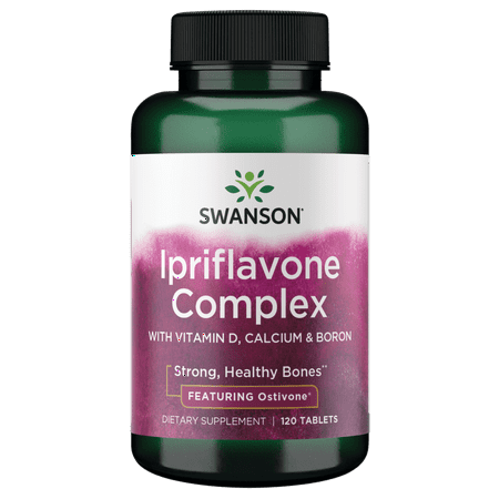 Swanson Ipriflavone Complex with Ostivone 120 Tablets
